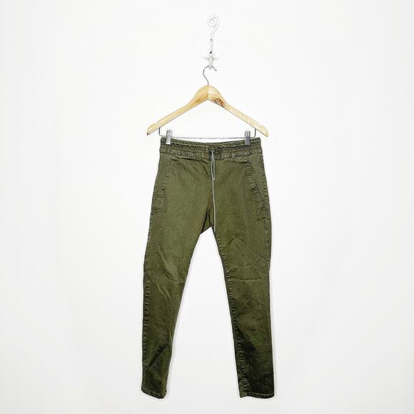FLOG Shely Olive OG Pull on Jogger green stretch drawstring pockets women's 29 - Picture 1 of 10